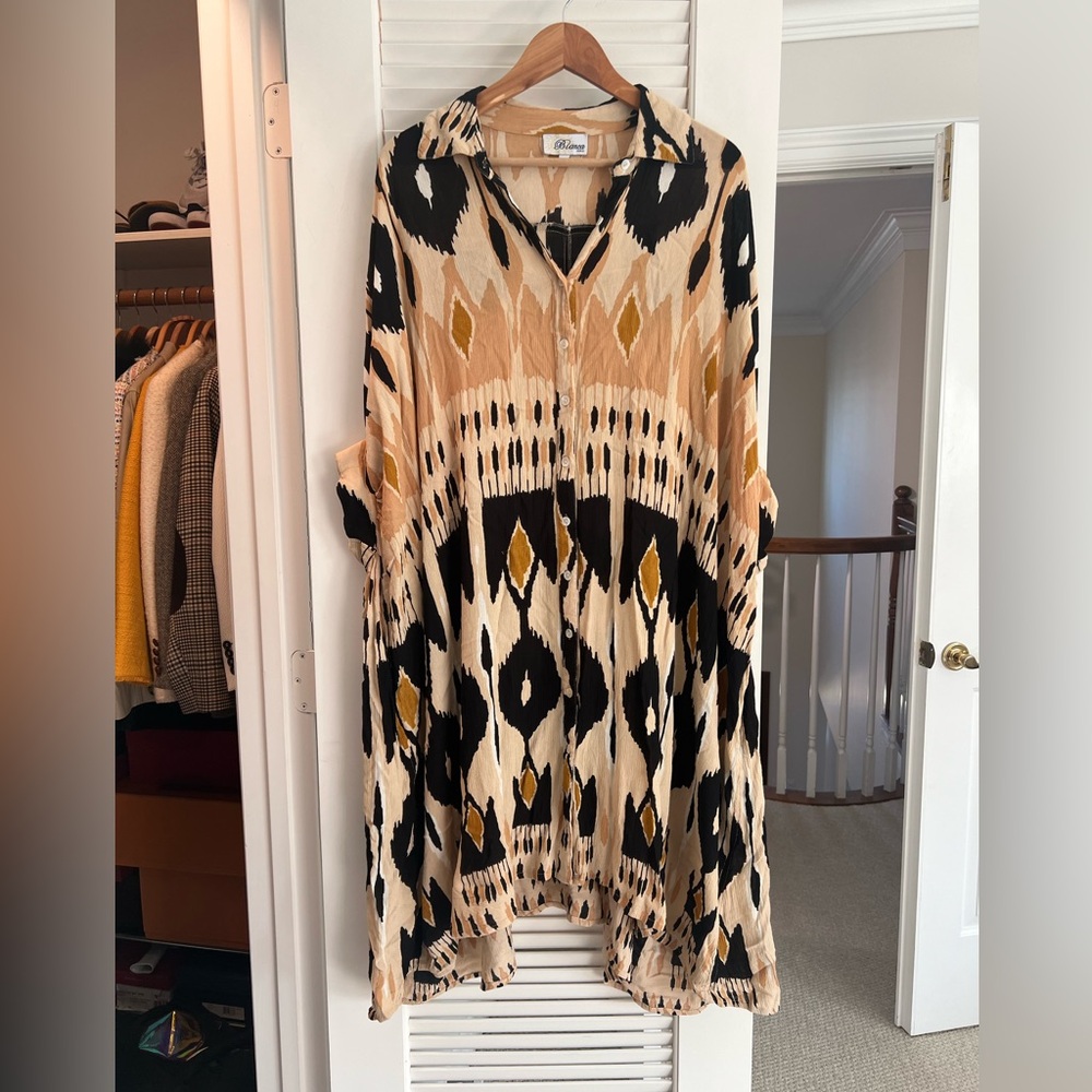 One size oversized kaftan dress